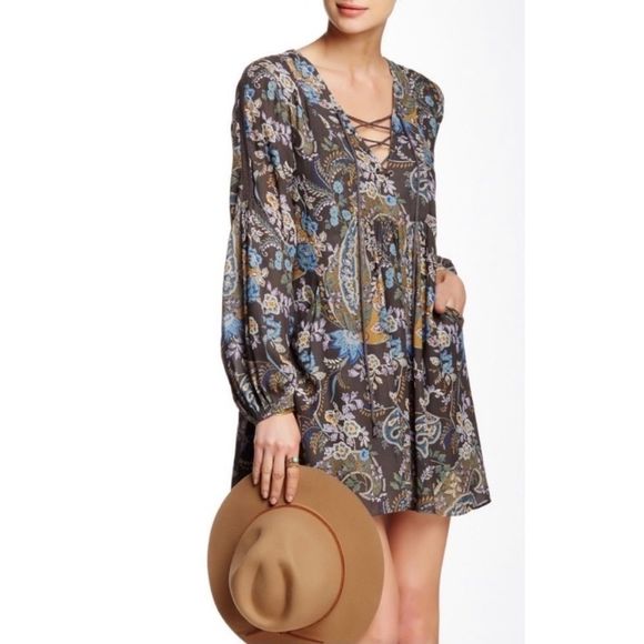 Free People Rain or Shine Paisley Dress - Picture 6 of 7